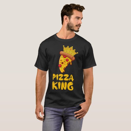 Pizza King Funny Geschenk für Pizza Lover Essentia T-Shirt (Vorne ganz)