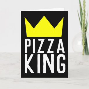 PIZZA KING GEBURTSTAG, GEEIGNET FÜR FRAMING KARTE