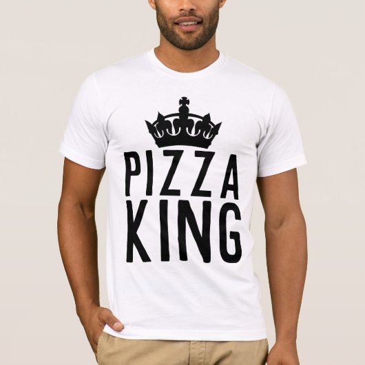 PIZZA KING Herren Funny T - Shirt (Vorderseite)