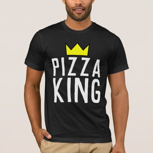 PIZZA KING MEN VATER T - SHIRT (Vorderseite)
