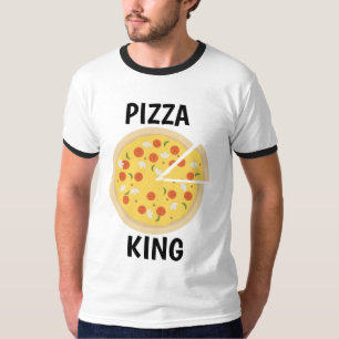 PIZZA KING MEN'S FUNNY T - Shirt