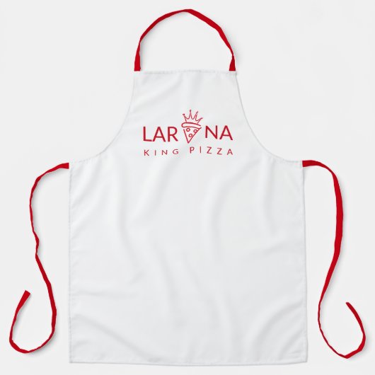 Pizza King Schürze - Die Küche im Stil regeln (Vorderseite)
