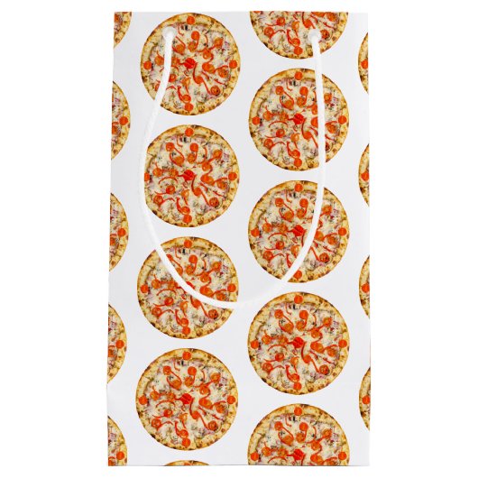 Pizza Kleine Geschenktüte (Vorderseite)
