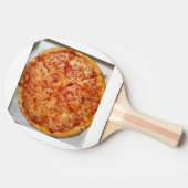 Pizza-Klingeln Pong Paddel Tischtennis Schläger (Seitenansicht)