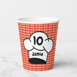 Pizza Koch Kindergeburtstag Party Pappbecher