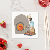 Pizza Koch Paper Napkins Serviette