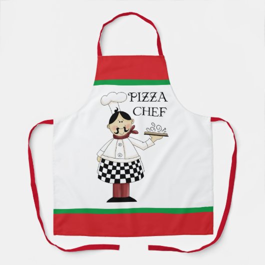 Pizza-Koch Schürze (Vorderseite)