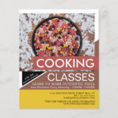 Pizza, Kochkurse, Werbung Flyer (Vorne)