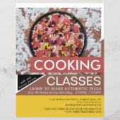 Pizza, Kochkurse, Werbung Flyer (Vorne)