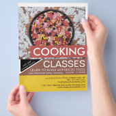 Pizza, Kochkurse, Werbung Flyer (Hand)