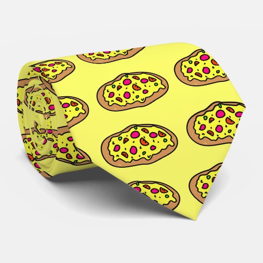 Pizza Krawatte (Gerollt)