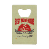 Pizza Kreditkarten Flaschenöffner (Vorderseite)