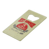 Pizza Kreditkarten Flaschenöffner (Vorderseite Schrägansicht)