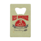 Pizza Kreditkarten Flaschenöffner (Rückseite)