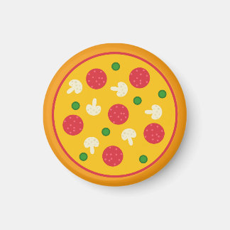 Pizza-Kuchen Magnet