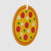 Pizza-Kuchen Ornament (Vorderseite)
