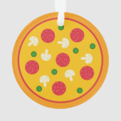 Pizza-Kuchen Ornament (Rückseite)