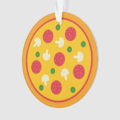 Pizza-Kuchen Ornament (Vorderseite)