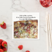 PIzza lässige Serviette (Beispiel)