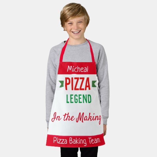 Pizza-Legende - Schürze (Getragen)