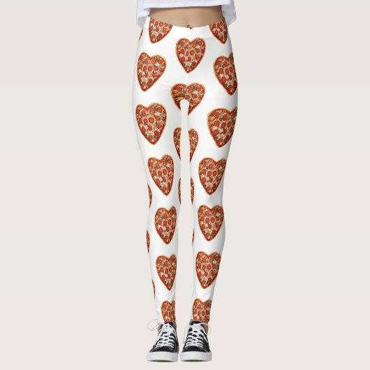 Pizza-Leggings Leggings (Vorderseite)