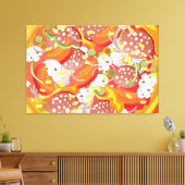 Pizza Leinwanddruck (Insitu (Wohnzimmer))