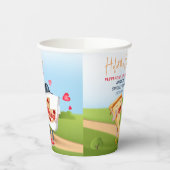 Pizza Liebe Funny Pappbecher (Links)