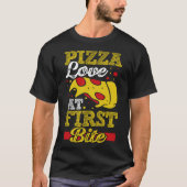 Pizza-Liebe T-Shirt (Vorderseite)