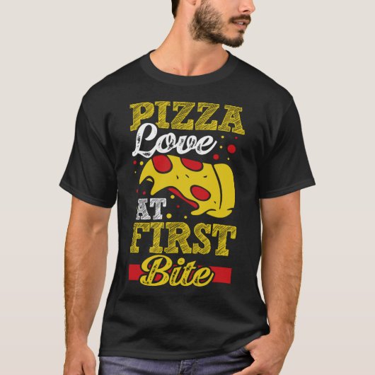 Pizza-Liebe T-Shirt (Vorderseite)