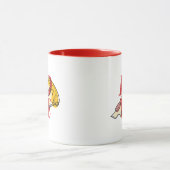 Pizza-Liebe Tasse (Zentrum)