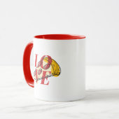 Pizza-Liebe Tasse (Vorderseite Links)