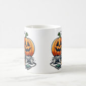 Pizza-liebendes Skelett: Gaming, Käseüberladung Kaffeetasse (Mittel)