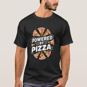 Pizza-Liebhaber, angetrieben von Pizza, italienisc T-Shirt