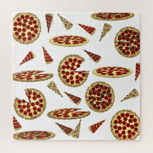 Pizza-Liebhaber-Muster Puzzle