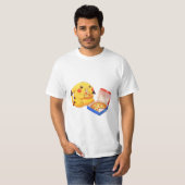 Pizza Liebhaber Pikachu  T-Shirt (Vorne ganz)