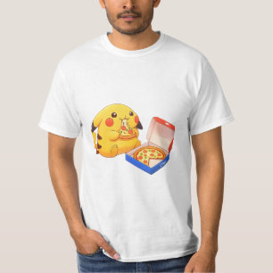 Pizza Liebhaber Pikachu  T-Shirt