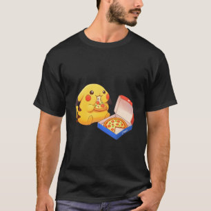 Pizza Liebhaber Pikachu T-Shirt