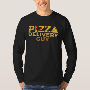 Pizza-Lieferjunge Italienischer Foodie Pun Kostüm T-Shirt