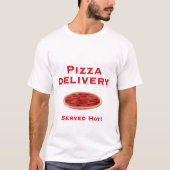Pizza-Lieferungs-T - Shirt für Männer (Vorderseite)