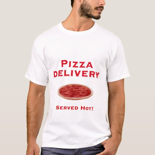 Pizza-Lieferungs-T - Shirt für Männer (Vorderseite)