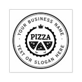 PIZZA-Logo für ein benutzerdefiniertes Unternehmen Gummistempel (Prägung)