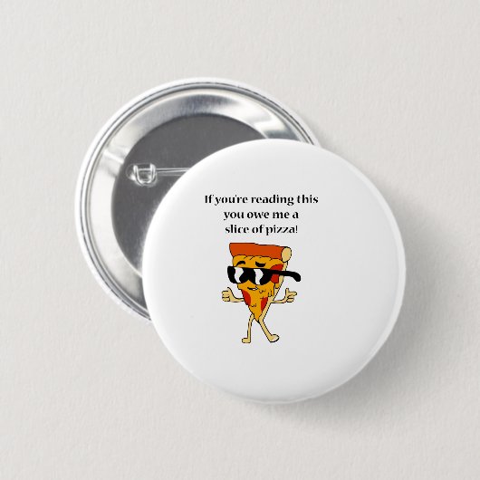 Pizza Love Button (Vorne & Hinten)