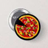 Pizza Lover Button (Vorne & Hinten)