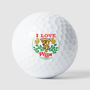 Pizza Lover Fun Design for Food Fanatics Golfball