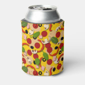 Pizza Lover Fun Monogram Dosenkühler (Kanne Rückseite)