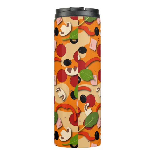 Pizza Lover Fun Thermosbecher (Rückseite)