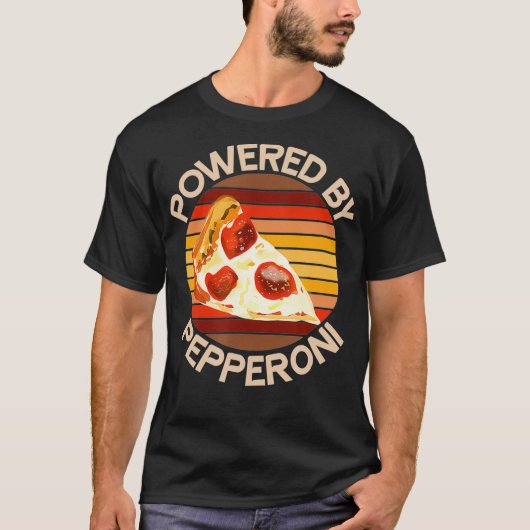 Pizza Lover Funny Motivationa T-Shirt (Vorderseite)