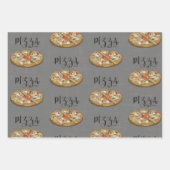 Pizza Lover Gift Wrap - Set von 3 Jahren Geschenkpapier Set (Vorderseite 3)