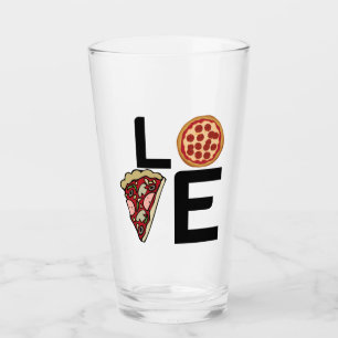 PIZZA LOVER GLAS