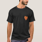 Pizza Lover Heart T-Shirt (Vorderseite)